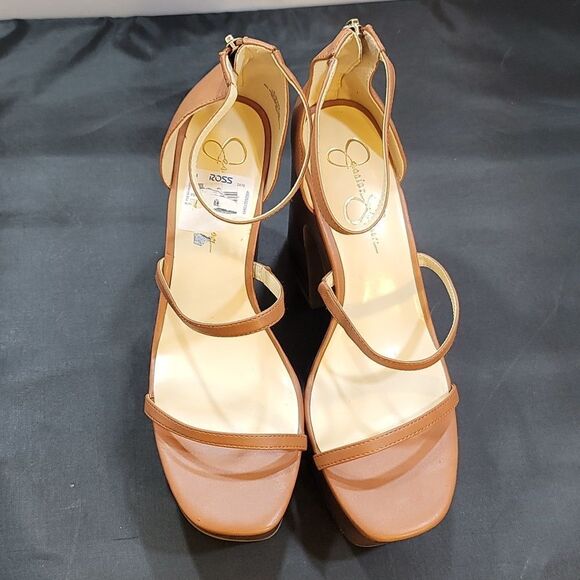 BRAND NEW JESSICA SIMPSON OPEN PLATFORM HEELS - Picture 2 of 14